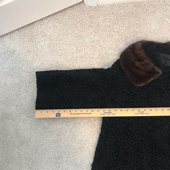 Vintage Persian Lambs wool with mink collar 1950/60 - Picture 5 of 10